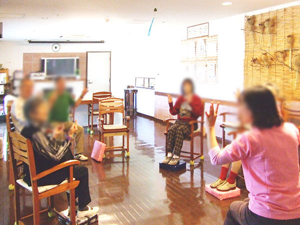 デイサービス　レクリエーションの風景